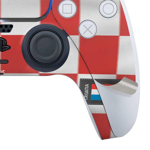 Croatia Soccer Flag PS5 Controller Skin