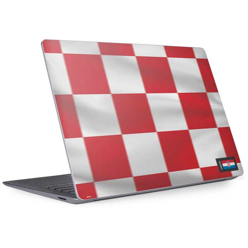 Croatia Soccer Flag Surface Laptop 3 13.5in Skin