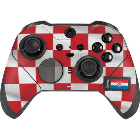 Croatia Soccer Flag Xbox Elite Wireless Controller Series 2 Skin