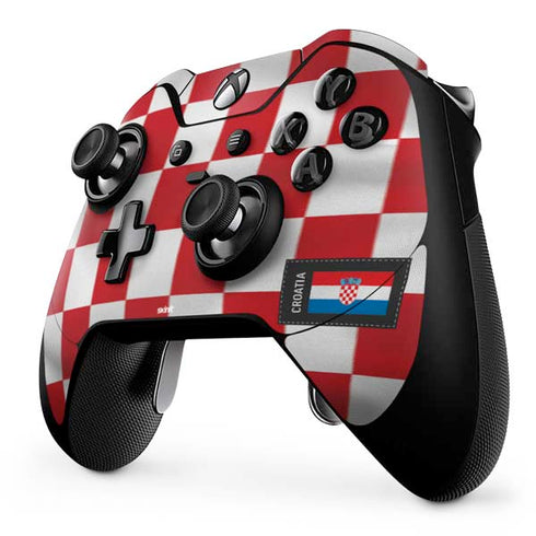 Croatia Soccer Flag Xbox One Elite Controller Skin