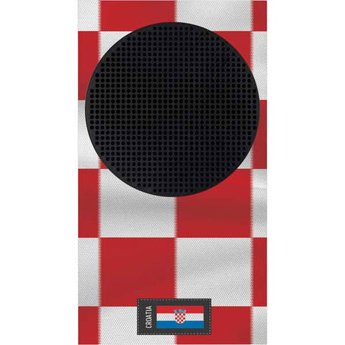 Croatia Soccer Flag Xbox Series S Console Skin
