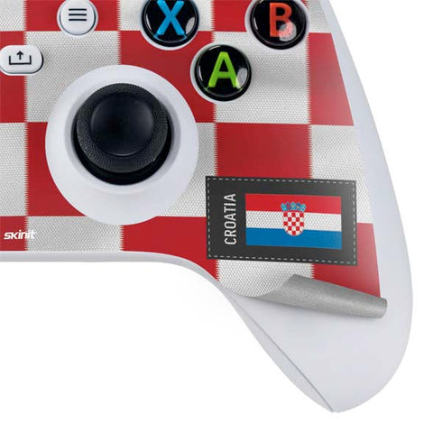 Croatia Soccer Flag Xbox Series S Controller Skin