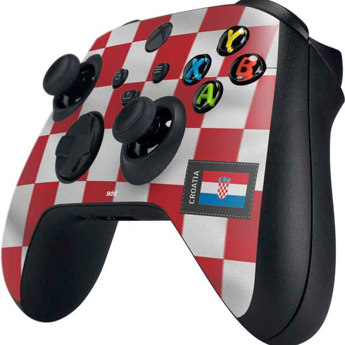 Croatia Soccer Flag Xbox Series X Controller Skin