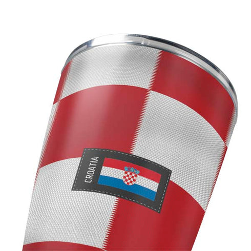 Croatia Soccer Flag Yeti 20oz Tumbler Skin