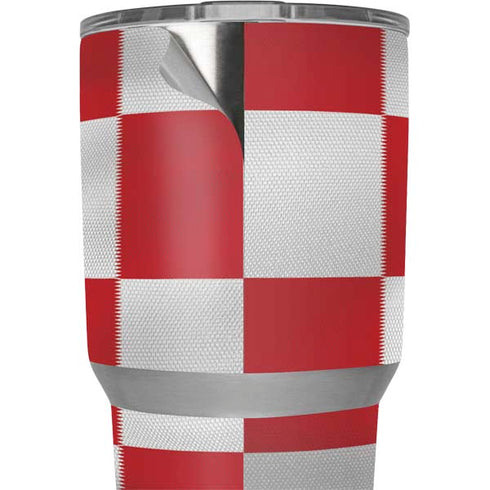 Croatia Soccer Flag Yeti 30oz Rambler Tumbler Skin