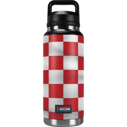 Croatia Soccer Flag YETI Rambler 36oz Bottle Skin