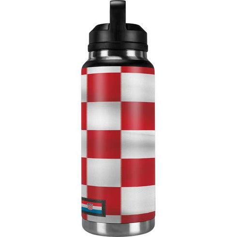 Croatia Soccer Flag YETI Rambler 36oz Bottle Skin