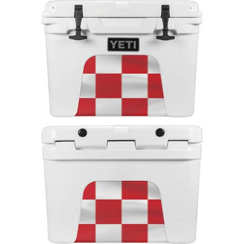 Croatia Soccer Flag YETI Tundra 35 Hard Cooler Skin