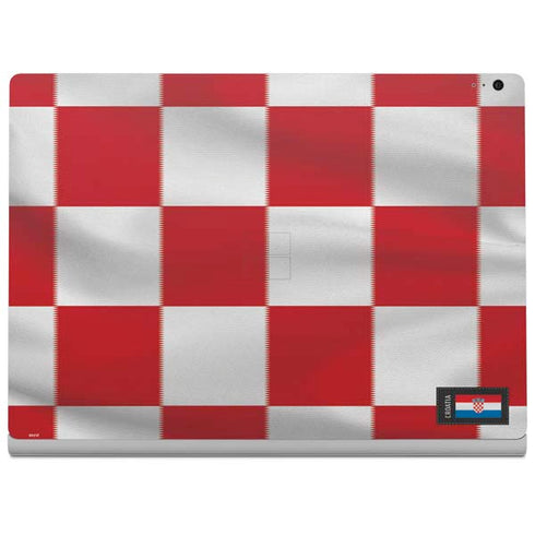 Croatia Soccer Flag Surface Book 2 13.5in Skin