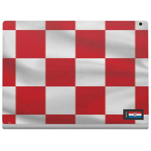 Croatia Soccer Flag Surface Book 2 15in Skin