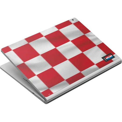 Croatia Soccer Flag Surface Book Skin