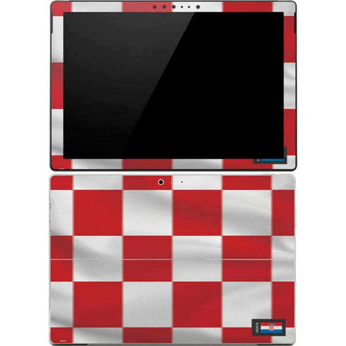 Croatia Soccer Flag Surface Pro 4 Skin