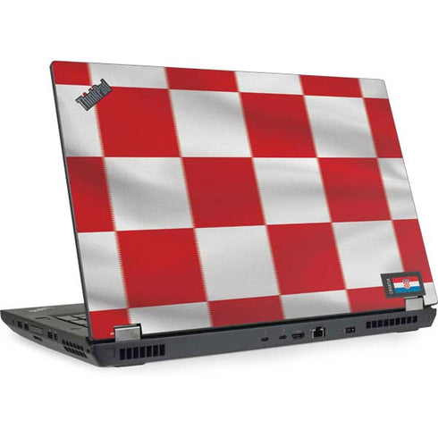 Croatia Soccer Flag Lenovo ThinkPad Skin