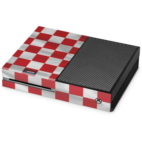 Croatia Soccer Flag Xbox One Console Skin