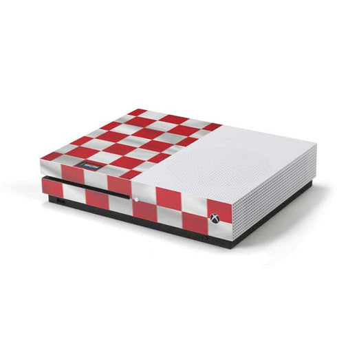 Croatia Soccer Flag Xbox One S Console Skin