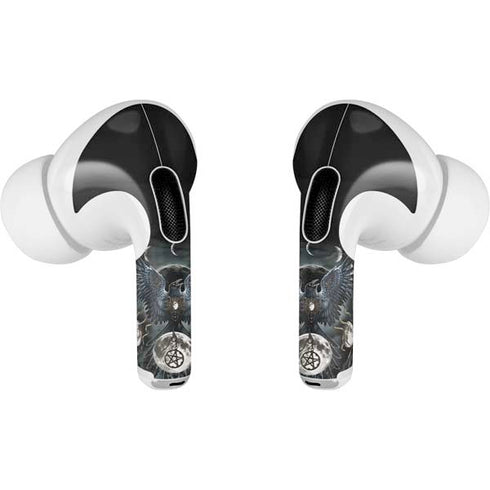 Crow and Moon Phases by Sarah Richter AirPods Pro 2nd Gen Skin