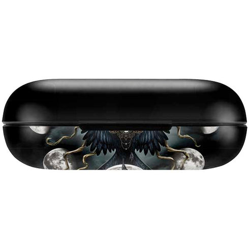 Crow and Moon Phases by Sarah Richter Amazon Echo Buds Skin