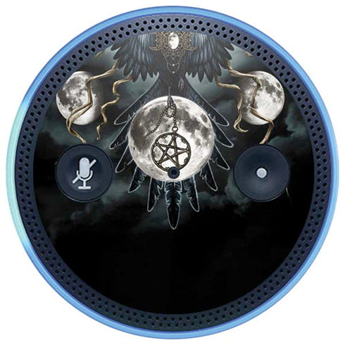 Crow and Moon Phases by Sarah Richter Amazon Echo Skin