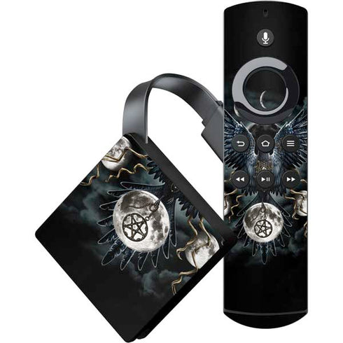 Crow and Moon Phases by Sarah Richter Amazon Fire TV Skin