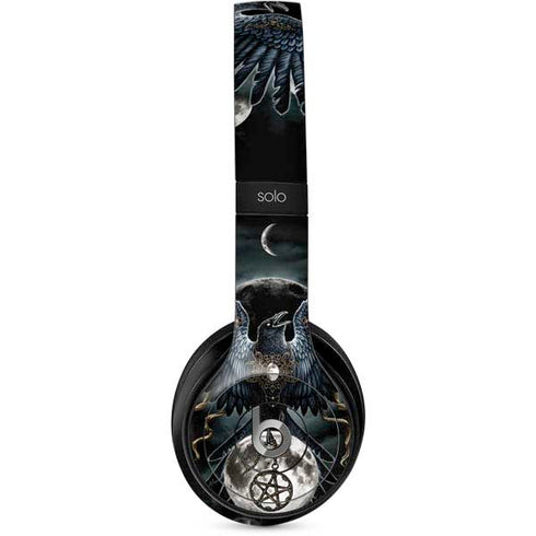 Crow and Moon Phases by Sarah Richter Beats Solo 2 Wired Skin