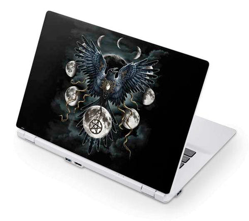 Crow and Moon Phases by Sarah Richter Acer Chromebook Skin