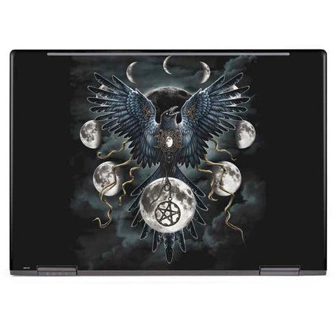 Crow and Moon Phases by Sarah Richter HP Envy Skin