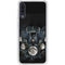 Crow and Moon Phases by Sarah Richter Galaxy A50 Clear Case