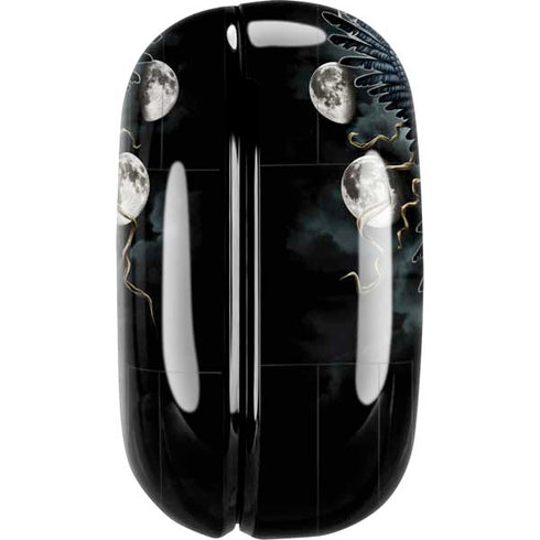 Crow and Moon Phases by Sarah Richter Galaxy Buds Live Skin