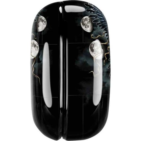 Crow and Moon Phases by Sarah Richter Galaxy Buds Pro Skin