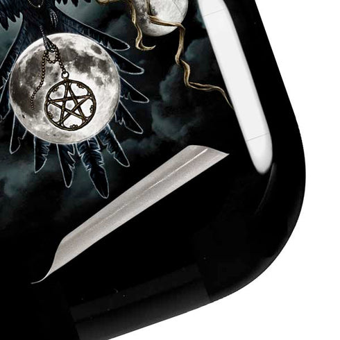 Crow and Moon Phases by Sarah Richter Galaxy Buds Pro Skin