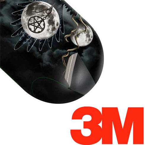 Crow and Moon Phases by Sarah Richter Galaxy Buds Skin