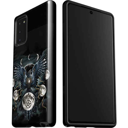 Crow and Moon Phases by Sarah Richter Galaxy Note20 5G Pro Case