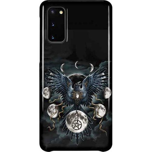 Crow and Moon Phases by Sarah Richter Galaxy S20 Lite Case