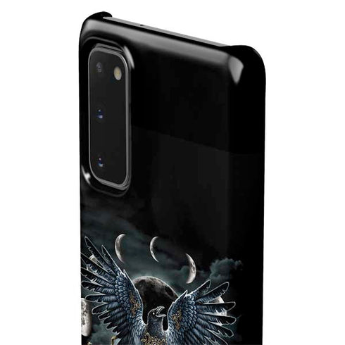Crow and Moon Phases by Sarah Richter Galaxy S20 Lite Case
