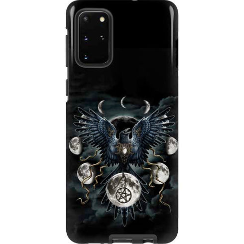 Crow and Moon Phases by Sarah Richter Galaxy S20 Plus Pro Case