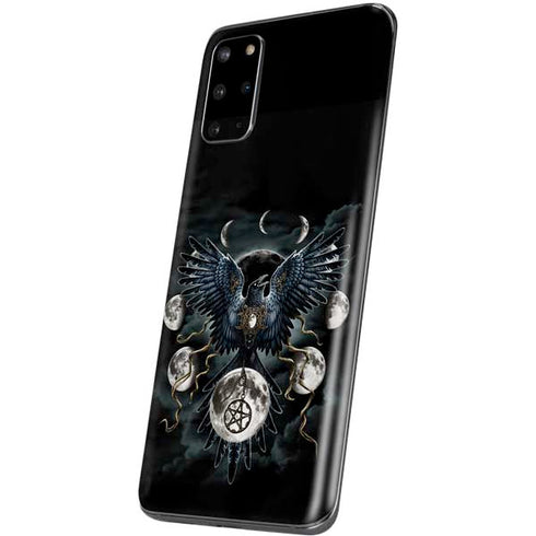 Crow and Moon Phases by Sarah Richter Galaxy S20 Plus Skin