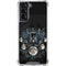 Crow and Moon Phases by Sarah Richter Galaxy S22 Clear Case