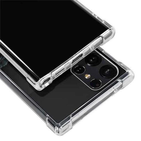 Crow and Moon Phases by Sarah Richter Galaxy S22 Ultra Clear Case