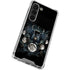 Crow and Moon Phases by Sarah Richter Galaxy S23 Clear Case