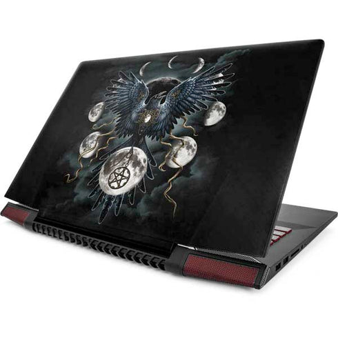 Crow and Moon Phases by Sarah Richter Lenovo IdeaPad Skin