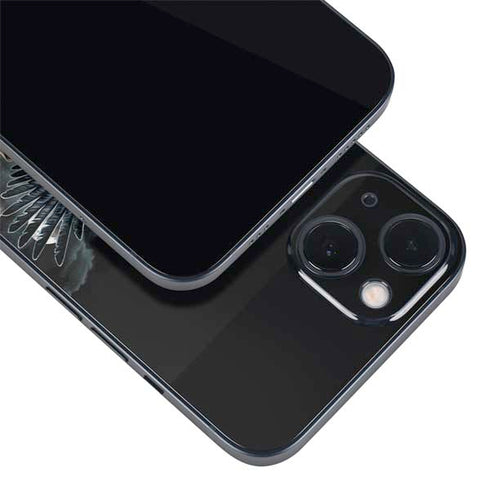 Crow and Moon Phases by Sarah Richter iPhone 13 Skin
