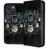 Crow and Moon Phases by Sarah Richter iPhone 15 Folio Case