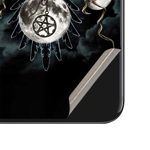 Crow and Moon Phases by Sarah Richter iPhone SE (2nd & 3rd Gen) Skin