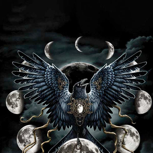 Crow and Moon Phases by Sarah Richter iPhone X Pro Case