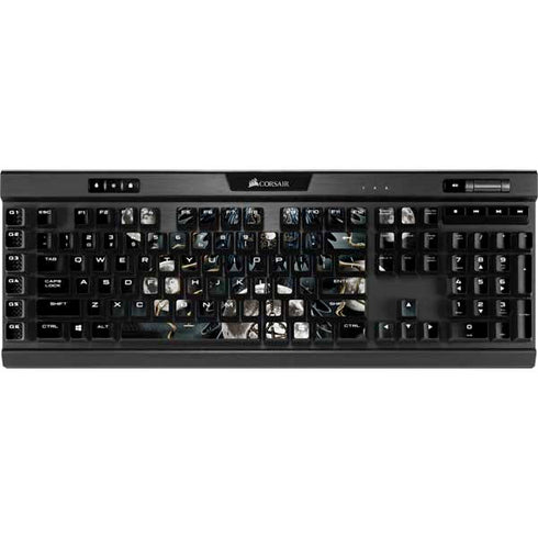 Crow and Moon Phases by Sarah Richter K95 RGB PLATINUM Mechanical Gaming Keyboard Skin