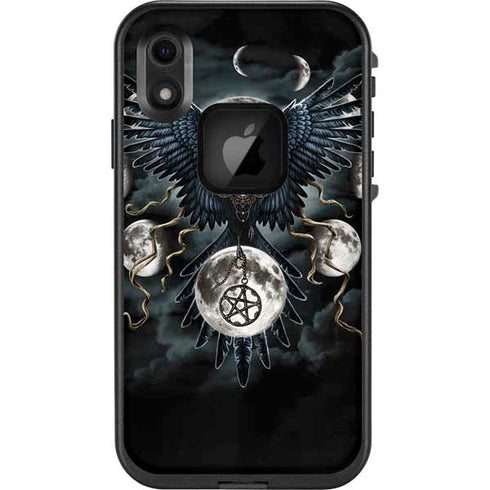 Crow and Moon Phases by Sarah Richter LifeProof Fre iPhone Skin