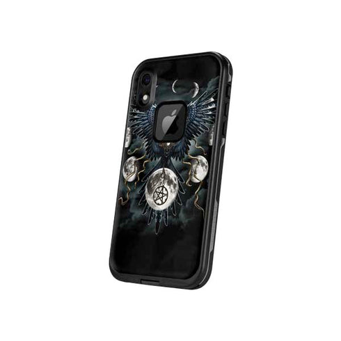 Crow and Moon Phases by Sarah Richter LifeProof Fre iPhone Skin