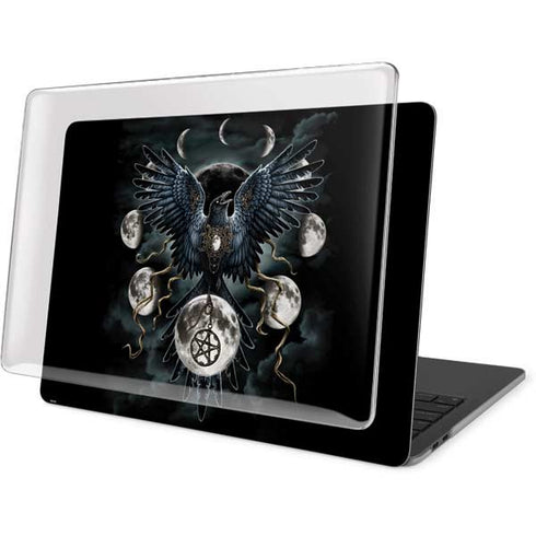 Crow and Moon Phases by Sarah Richter MacBook Pro 13in (2020) Case plus Skin