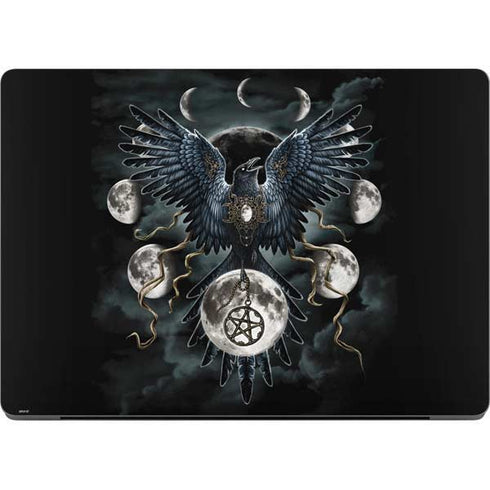 Crow and Moon Phases by Sarah Richter MacBook Pro 14in (2021-24) Skin