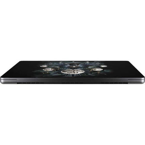 Crow and Moon Phases by Sarah Richter MacBook Pro 14in (2021-24) Skin
